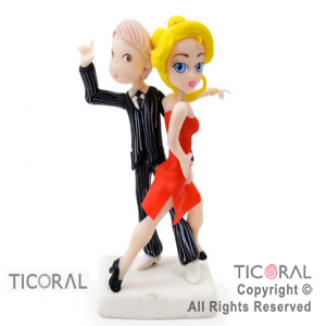 ADORNO PAREJA DE TANGO A.PORC. FRIA x 1
